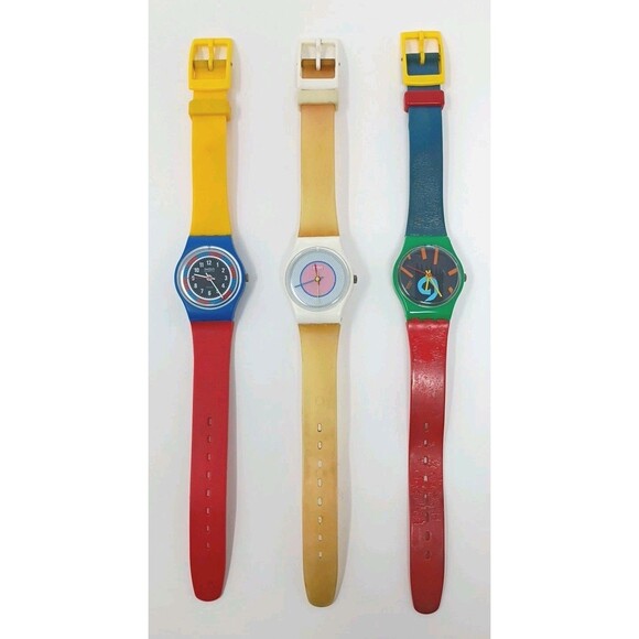 Women\'s Vintage Swatch Watches Lot of 3 - See Description main image 9